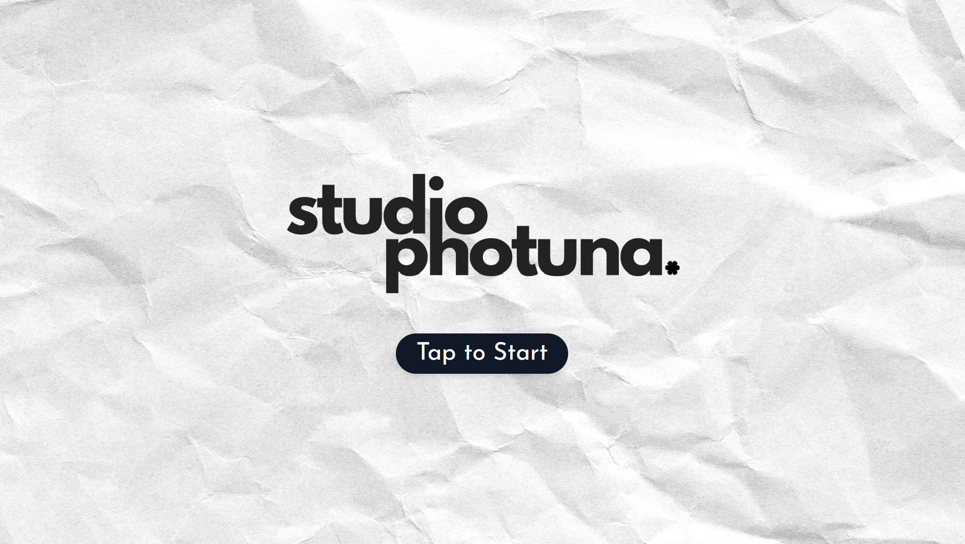 Studio Photuna booth configuration screen